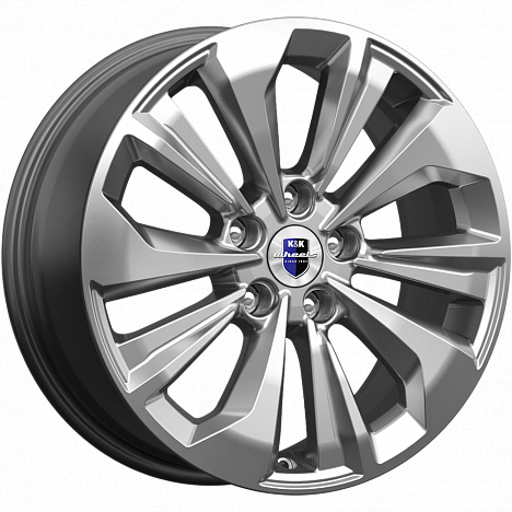K&K Авиор 7x17 5*108 Et:45 Dia:67,1 дарк платинум брайт