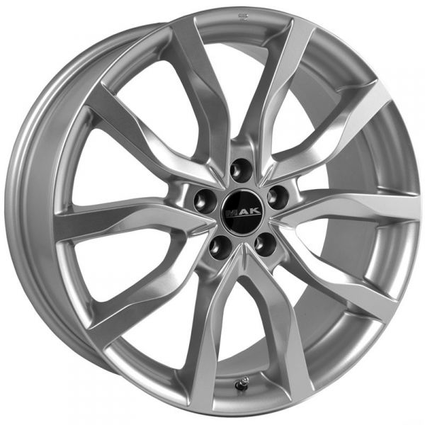 MAK HIGHLANDS 7x17 5*100 Et:48 Dia:56,1 SILVER 