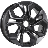 KDW KD1620 6,5x16 4*100 Et:45 Dia:60,1 Matt_Black_Painted 