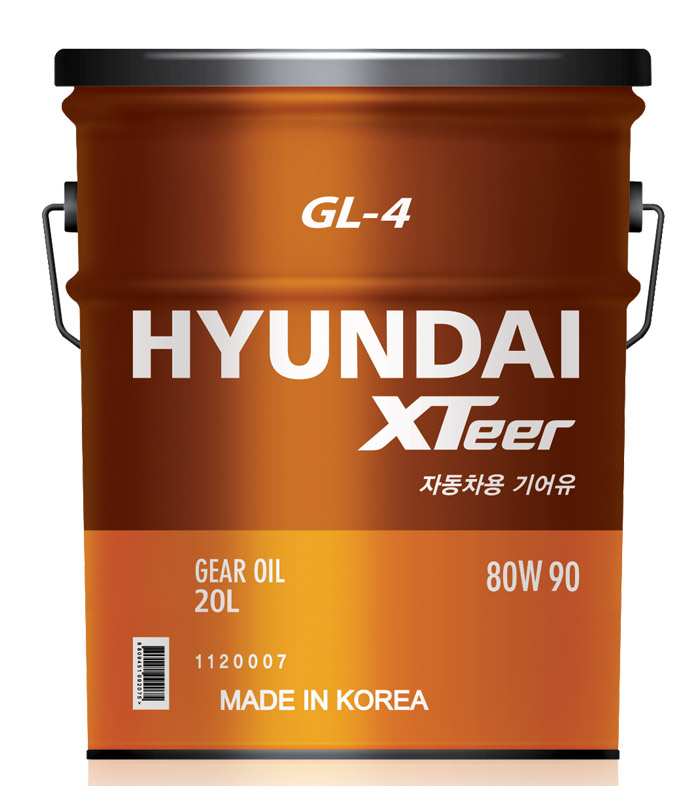 Трансмиссионное масло HYUNDAI XTeer Gear Oil -4 80W90 GL-4 20 л