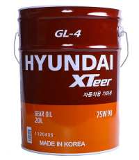 Трансмиссионное масло Hyundai XTeer Gear Oil 75W90 GL-4 20 л 3 