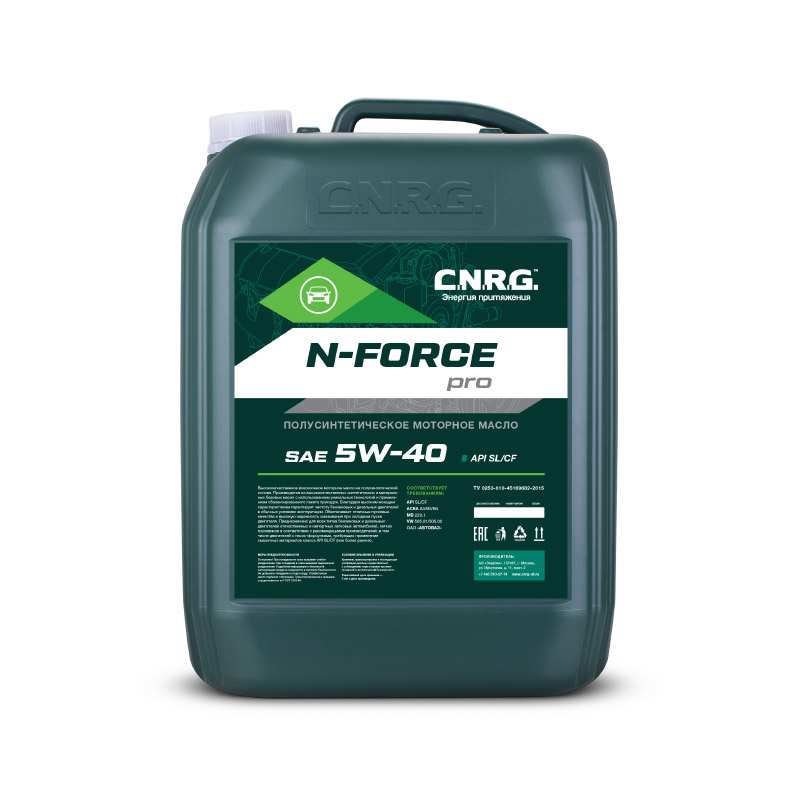 Моторное масло CNRG N-Force Pro 5W-40 SL/CF 20л