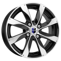 K&amp;K Джемини 6x15 4*100 Et:40 Dia:60,1 алмаз черный