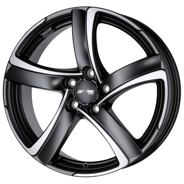 ALUTEC Shark 7,5x17 5*100 Et:35 Dia:63,3 Racing Black Front Polished 