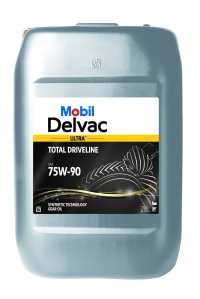 Трансмиссионное масло Mobil Delvac ULTRA Total Driveline 75W90 20л 154987 