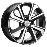 Khomen 1501 6x15 4*100 Et:45 Dia:56,6 BLACK-FP 