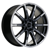 Khomen 2102 9,5x21 5*112 Et:30 Dia:66,6 Black-FP