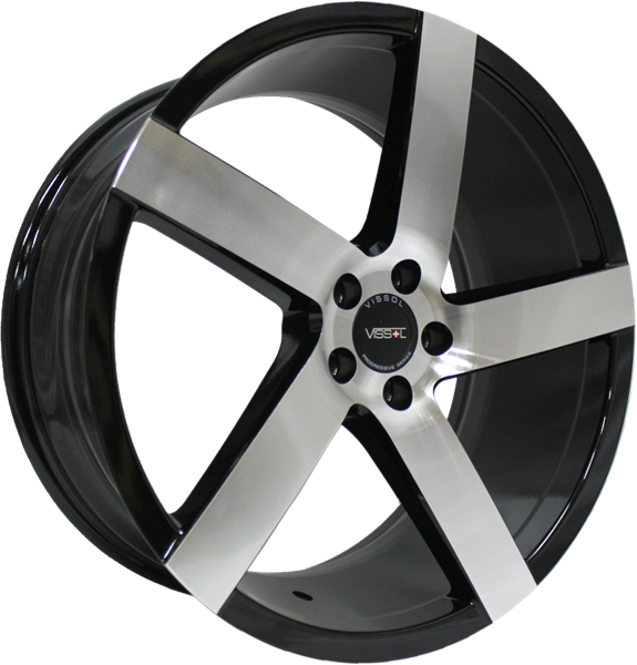 VISSOL V-080L 8,5x19 5*120 Et:15 Dia:74,1 black-with-machined-face