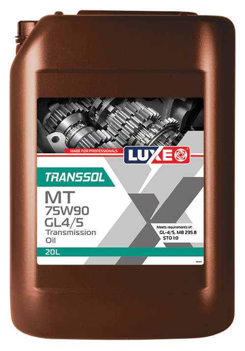 Трансмиссионное масло LUXE TRANSSOL MT 75W90 GL4/5 20л