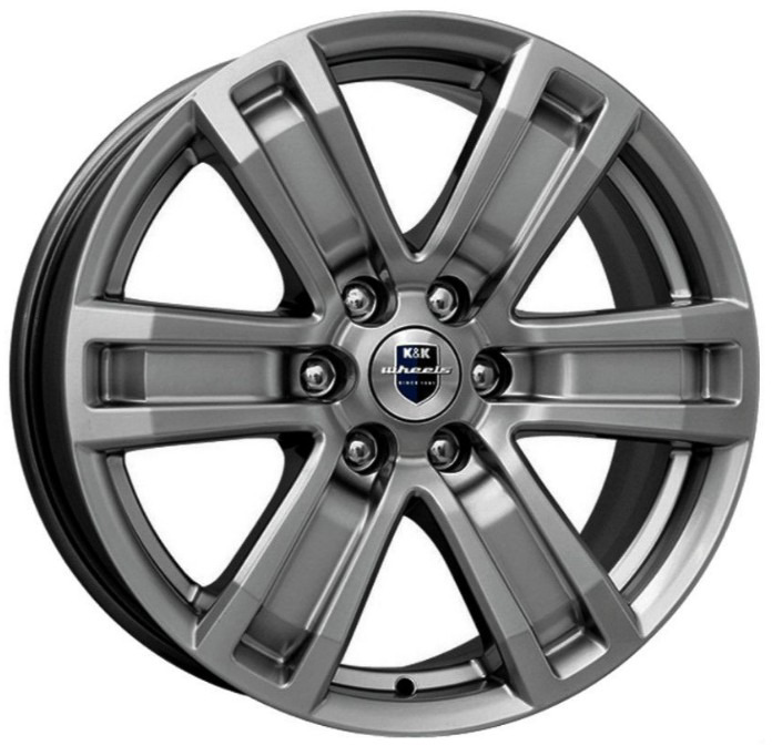 K&K R7-Рольф 7,5x17 6*139,7 Et:43 Dia:108,1 Дарк платинум