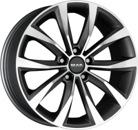 MAK WOLF 7x17 5*112 Et:40 Dia:57,1 Gun Metallic-Mirror Face 