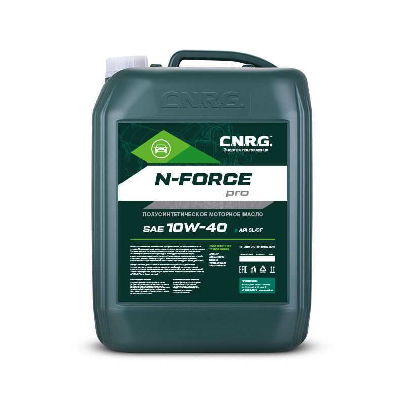 Моторное масло CNRG N-Force Pro 10W-40 SL/CF 20 л