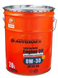 Моторное масло AUTOBACS ENGINE OIL FS 0W30 SP/GF-6A 20 л. JAP A00032235 