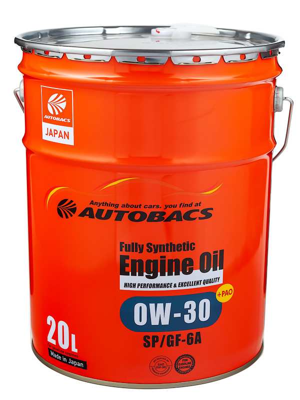 Моторное масло AUTOBACS ENGINE OIL FS 0W30 SP/GF-6A 20 л. JAP A00032235