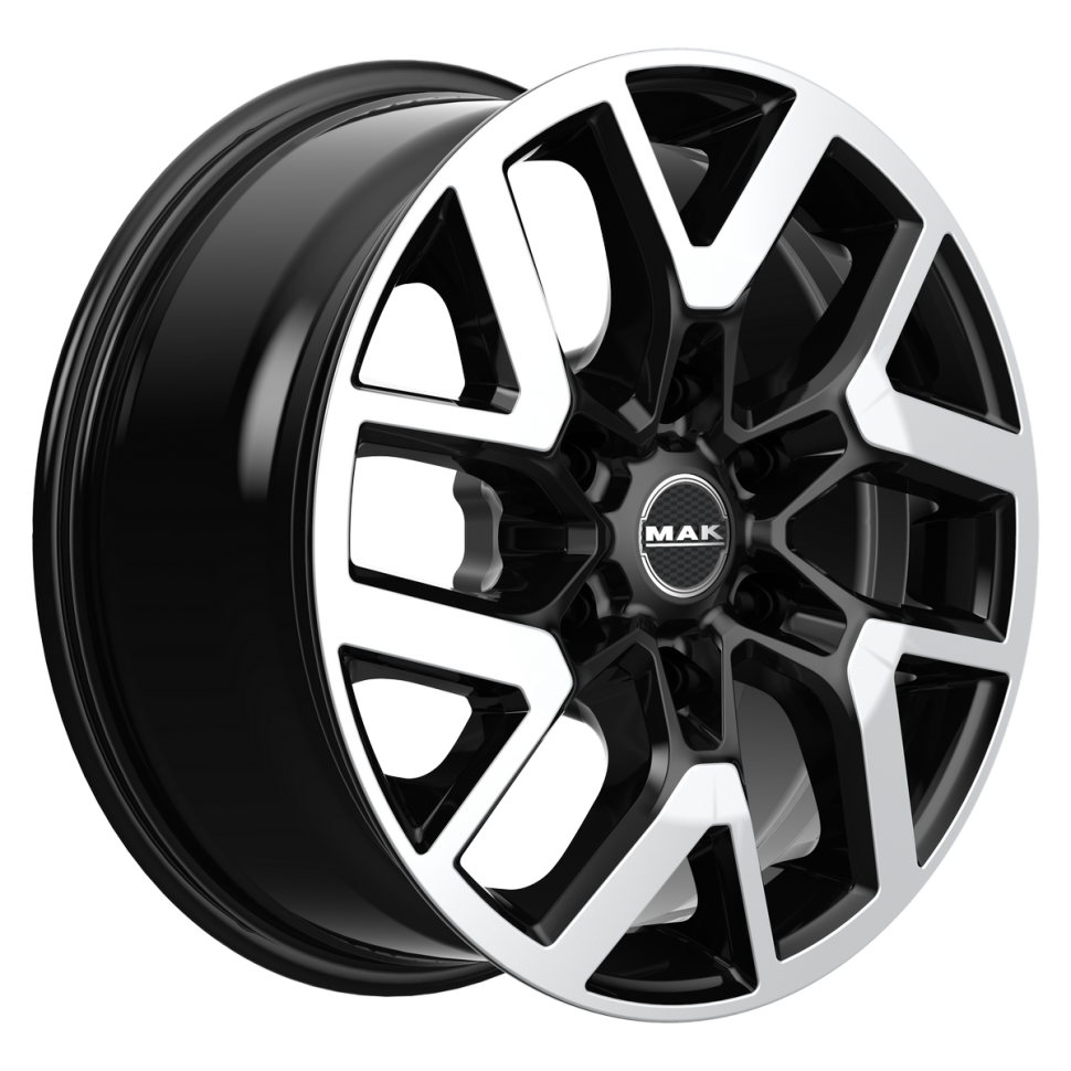 MAK Gravel 6,5x16 6*120 Et:50 Dia:74,5 Black Mirror