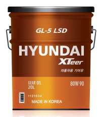 Трансмиссионное масло Hyundai XTeer Gear Oil -5 80W90 LSD 20 л 