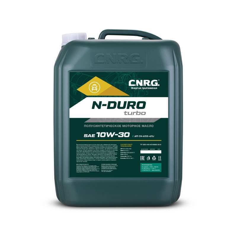 Моторное масло CNRG N-Duro Turbo 10W-30 CH-4/SJ 20 л