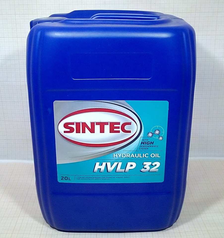 Гидравлическое Масло Sintec HVLP 32 20л