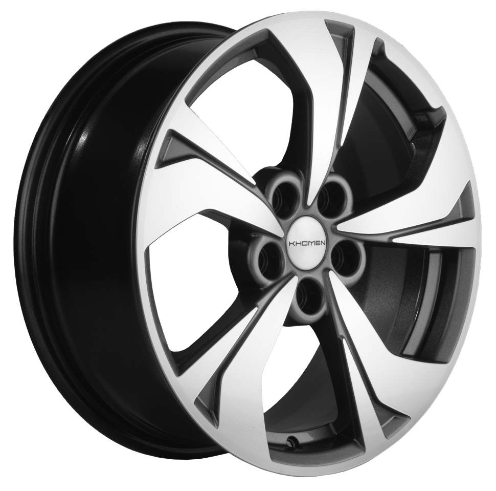 Khomen 1724 7x17 5*114,3 Et:45 Dia:60,1 Gray-FP 