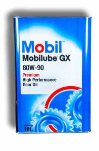 Трансмиссионное масло Mobil Mobilube GX 80W90 18л 155424 