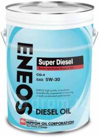 Моторное масло Eneos CG-4 полусинтетика 5W30 20 л 