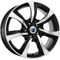 K&amp;K Либерти (КС654) 7x17 5*100 Et:38 Dia:67,1 алмаз черный