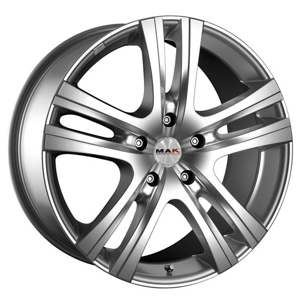 MAK Aria 8x18 6*114,3 Et:30 Dia:76,1 Silver 