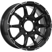 KDW KD1660 6,5x16 5*139,7 Et:40 Dia:98 Black_Front_Polished 