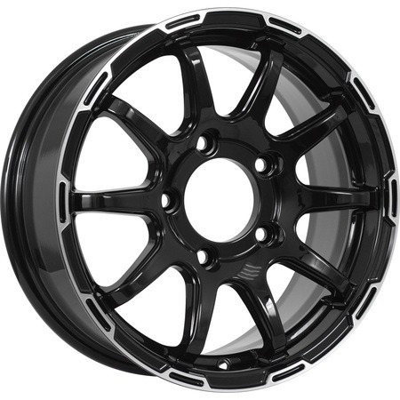 KDW KD1660 6,5x16 5*139,7 Et:40 Dia:98 Black_Front_Polished