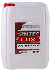 Антифриз Sintec ANTIFREEZE LUXE  G12+ (-40) (красный) 20 кг 